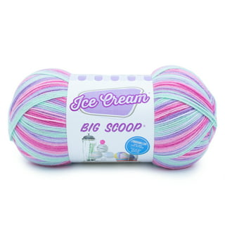 Lion Brand Yarn Ice Cream Yarn, Baby Yarn for Crocheting and Knitting,  1-Pack, Love Potion