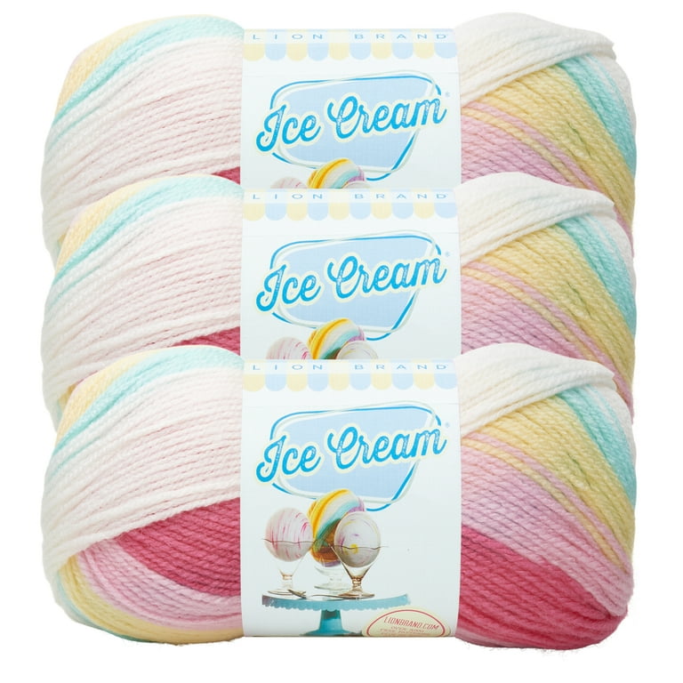 Yarn Review: Ice Cream by Lion Brand – LebyDee