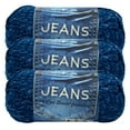 thumbnail image 1 of Lion Brand Yarn Jeans Classic Medium Acrylic Yarn 3 Pack, 1 of 4