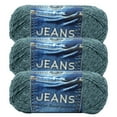 thumbnail image 1 of Lion Brand Yarn Jeans Vintage Medium Acrylic Yarn 3 Pack, 1 of 4