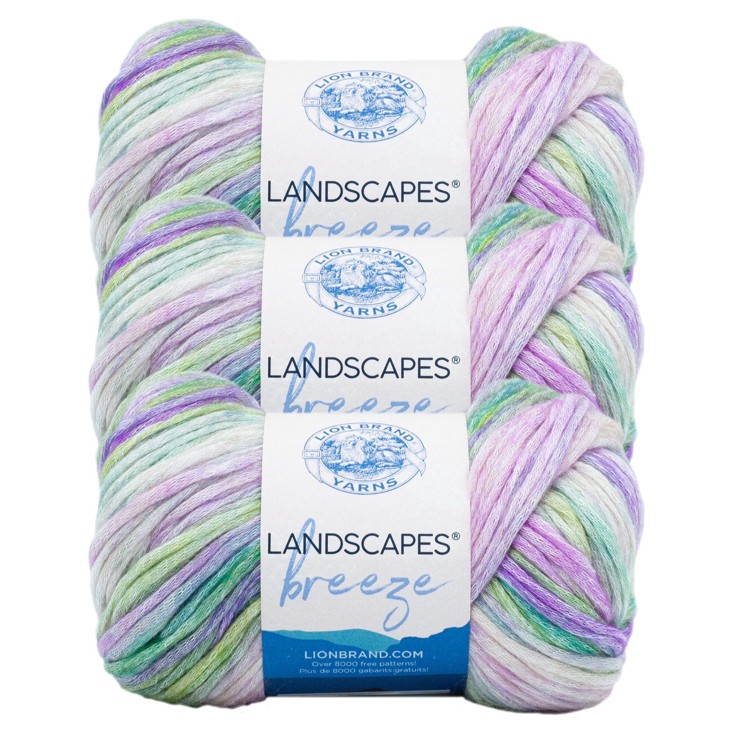 Lion Brand Yarn Landscapes Breeze Rainforest Medium Modal, Acrylic ...