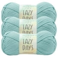 thumbnail image 1 of Lion Brand Yarn Lazy Days Surf Spray Medium Polyester Yarn 3 Pack, 1 of 4