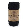 thumbnail image 1 of Lion Brand Yarn Mac-Re-Me Black Super Bulky Recycled Cotton Black Yarn 1 Cone, 1 of 4