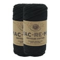 thumbnail image 1 of Lion Brand Yarn Mac-Re-Me Black Super Bulky Recycled Cotton Yarn 2 Pack, 1 of 4