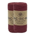 thumbnail image 1 of Lion Brand Yarn Mac-Re-Me Red Velvet Super Bulky Recycled Cotton Yarn 2 Pack, 1 of 4