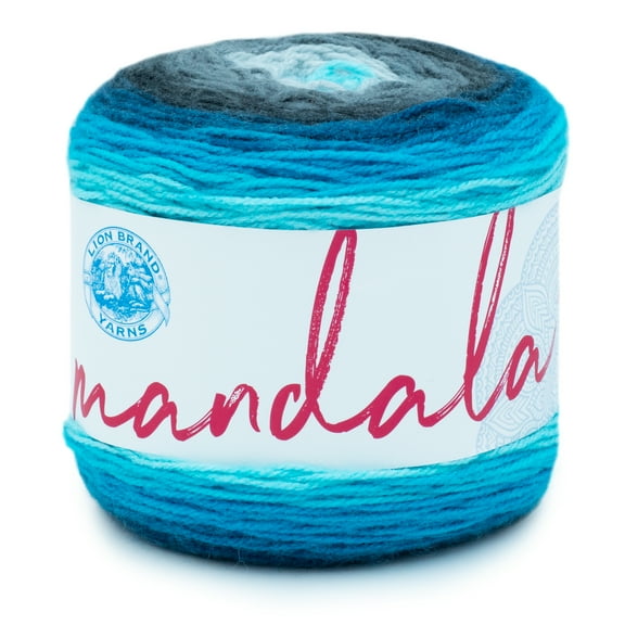 Lion Brand Yarn Madala Spirit Self-Striping Light Acrylic Multi-Color Yarn