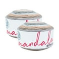 thumbnail image 1 of Lion Brand Yarn Mandala Bonus Bundle Chewy Light Acrylic Yarn 2 Pack, 1 of 4