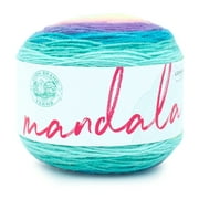 Lion Brand Yarn Mandala Nifflers Self-Striping Light Acrylic Multi-color Yarn