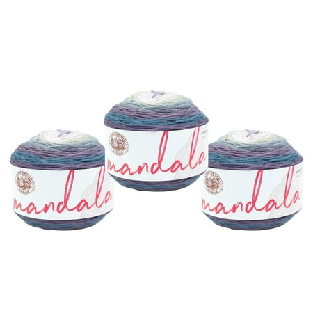 Lion Brand Yarn Mandala Snorks Light Acrylic Yarn 3 Pack