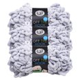 thumbnail image 1 of Lion Brand Yarn Off the Hook Dreamy Loop Jumbo Polyester Gray Yarn 3 Pack, 1 of 5