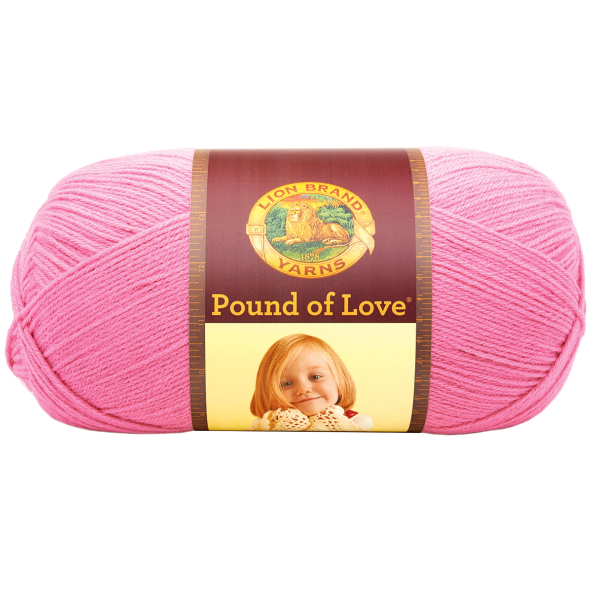 Lion Brand Yarn Pound of Love Olive 1 Pound Medium Premium Acrylic Green  Yarn 1 Pack
