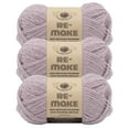 thumbnail image 1 of Lion Brand Yarn Re-Make Dusty Lilac Medium Recycled Polyester Yarn 3 Pack, 1 of 4