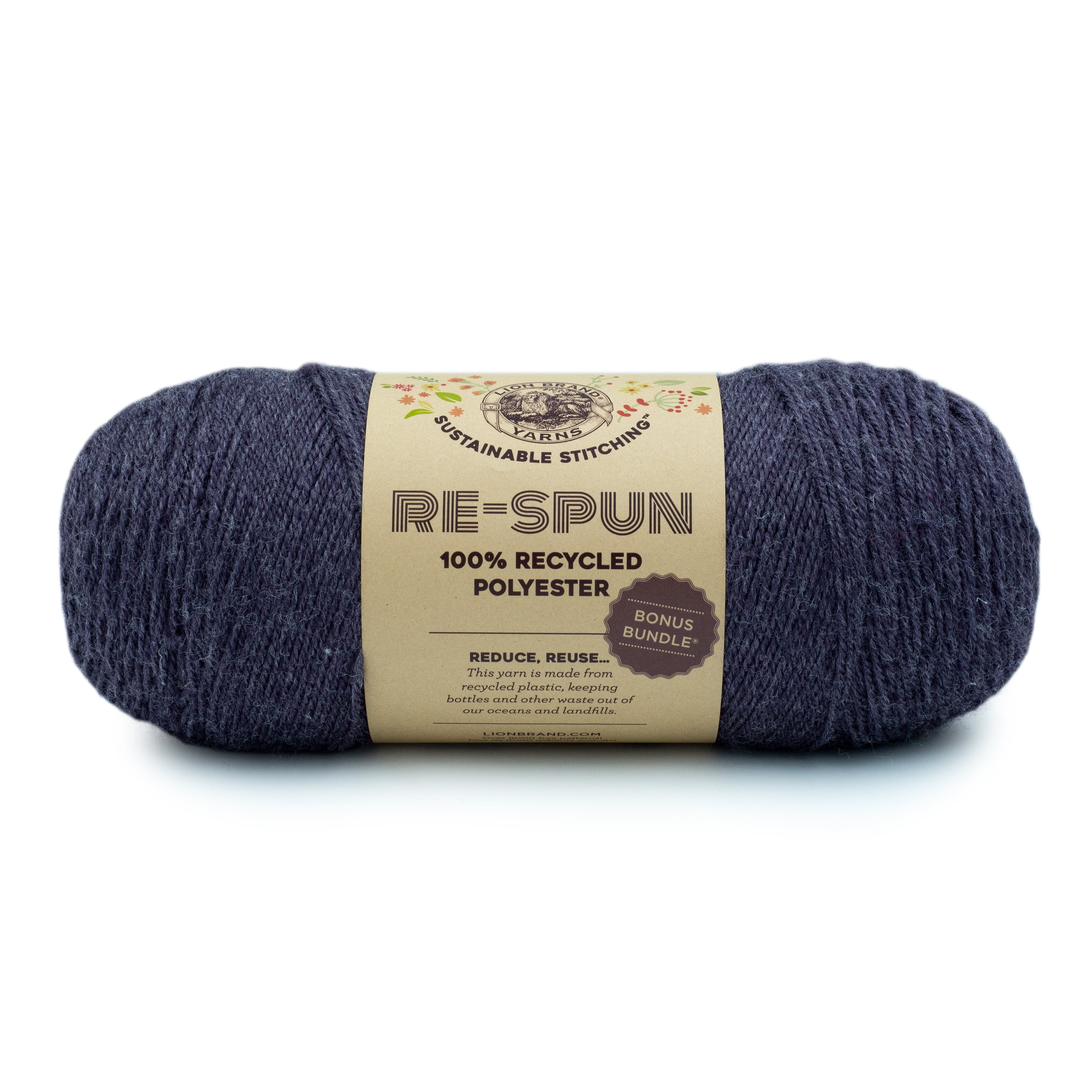  (1 Skein) Lion Brand Yarn Comfy Cotton Blend Yarn