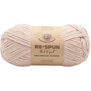 Lion Brand Yarn Re-Spun Thick & Quick Super Bulky #6 Recycled Polyester Sepia Rose Yarn, 223 yards