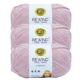 thumbnail image 1 of Lion Brand Yarn Rewind Mahogany Rose Bulky Yarn Polyester, Viscose Yarn 3 Pack, 1 of 4