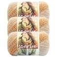 thumbnail image 1 of Lion Brand Yarn Scarfie Cream/Mustard Scarf Bulky Acrylic, Wool Multi-color Yarn 3 Pack, 1 of 7