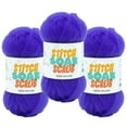 thumbnail image 1 of Lion Brand Yarn Stitch Soak Scrub Sapphire Medium Nylon Yarn 3 Pack, 1 of 4