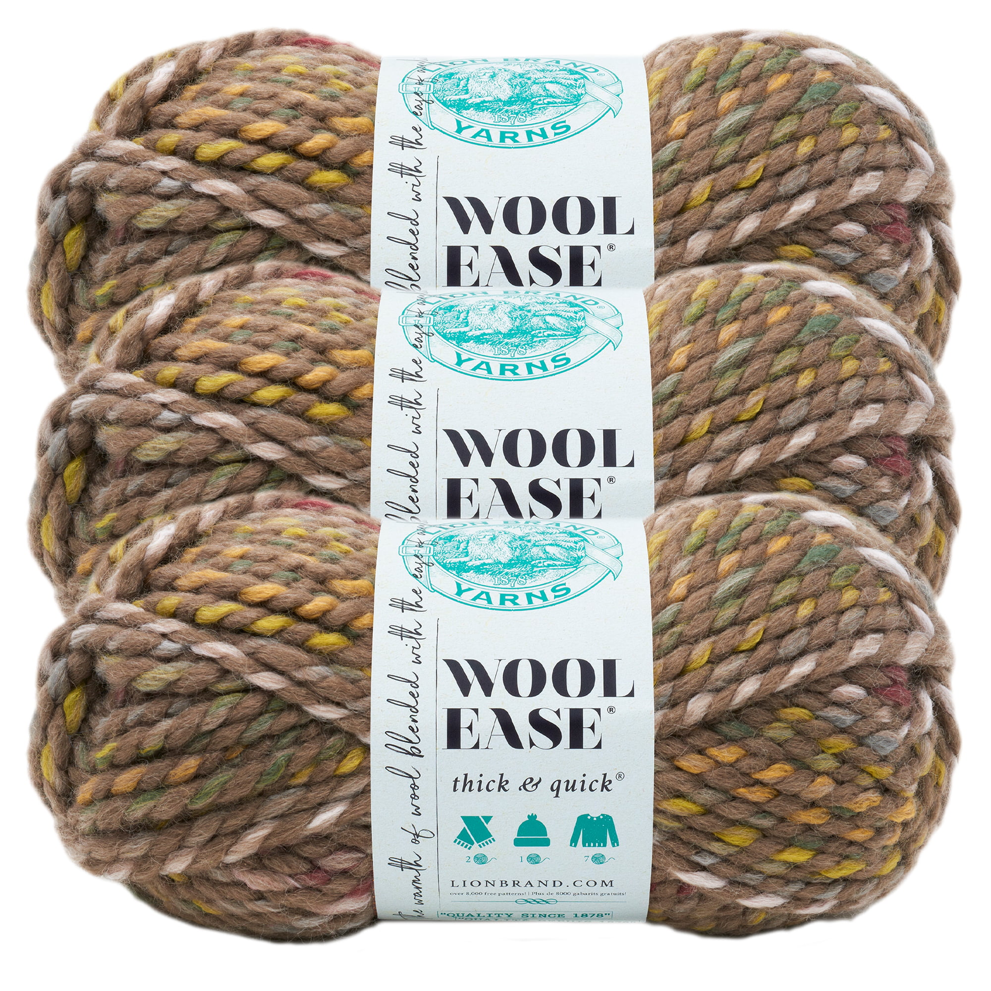 Lion Brand Wool-Ease Thick & Quick Yarn-Arctic Ice, 1 count - Kroger