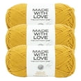 thumbnail image 1 of Lion Brand Yarn Tom Daley - The Cottony One Gold Medal Medium Cotton, Acrylic Yarn 3 Pack, 1 of 4