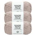 thumbnail image 1 of Lion Brand Yarn Tom Daley - The Cottony One Marvellous Mushroom Medium Cotton, Acrylic Yarn 3 Pack, 1 of 4