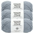 thumbnail image 1 of Lion Brand Yarn Tom Daley - The Cottony One Over The Moon Medium Cotton, Acrylic Yarn 3 Pack, 1 of 4