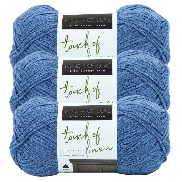 Lion Brand Yarn Touch of Linen Quill Touch of Luxe Collection Medium