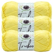 Lion Brand Yarn Truboo Yellow Yarn 3 Pack