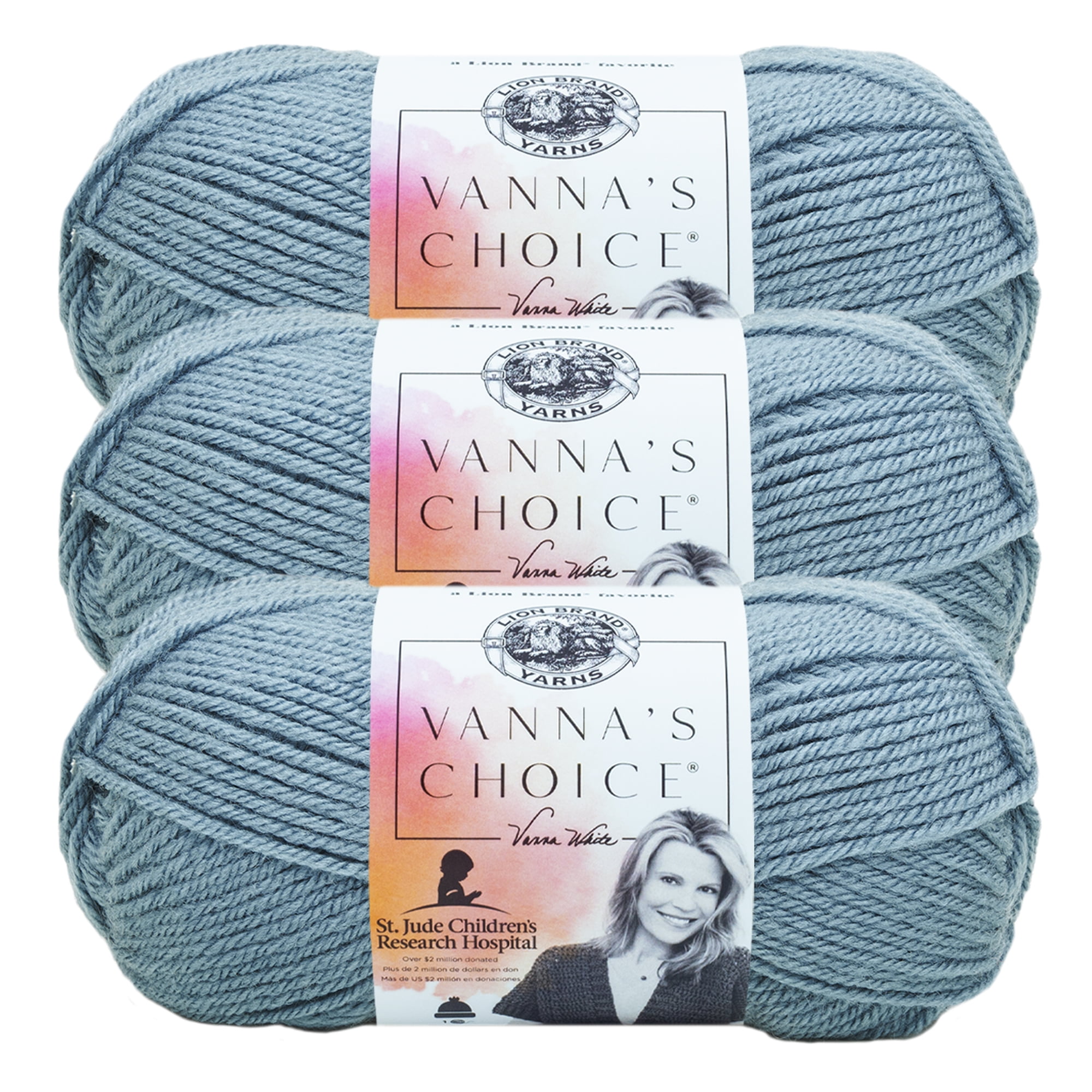 Vanna's Choice Yarn-Charcoal Print - Bed Bath & Beyond - 14601468