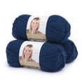thumbnail image 1 of Lion Brand Yarn Vanna's Choice Midnight Blue Basic Medium Acrylic Blue Yarn 3 Pack, 1 of 2