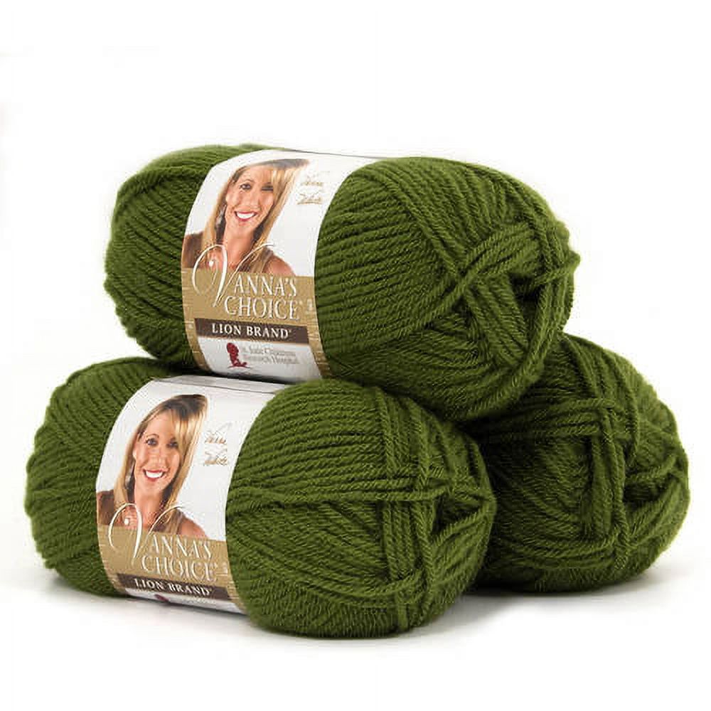 Lion Brand Vanna's Choice Gomitolo 100g: Filato Acrilico Morbido Colore Vetro Di Mare