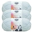 thumbnail image 1 of Lion Brand Yarn Vanna's Choice Silver Blue Medium Acrylic Yarn 3 Pack, 1 of 4
