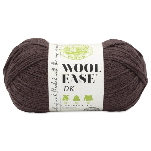 Lion Brand Yarn Wool-Ease DK Yarn - Hickory, 232 yds