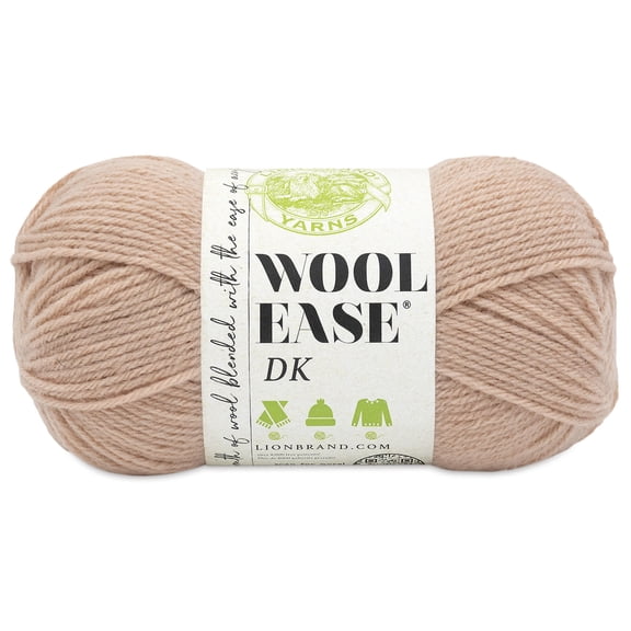 Lion Brand Yarn Wool-Ease DK Yarn - Peach, 232 yds