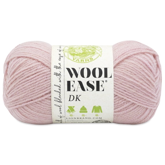 Lion Brand Yarn Wool-Ease DK Yarn - Pink, 232 yds