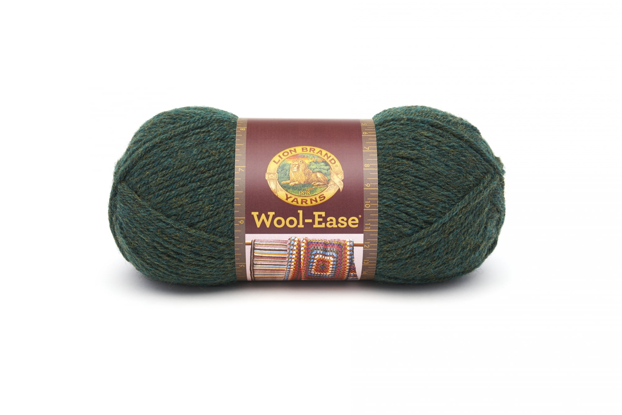 Lion Brand Yarn Wool Ease Forest Green Heather 620-180 Classic
