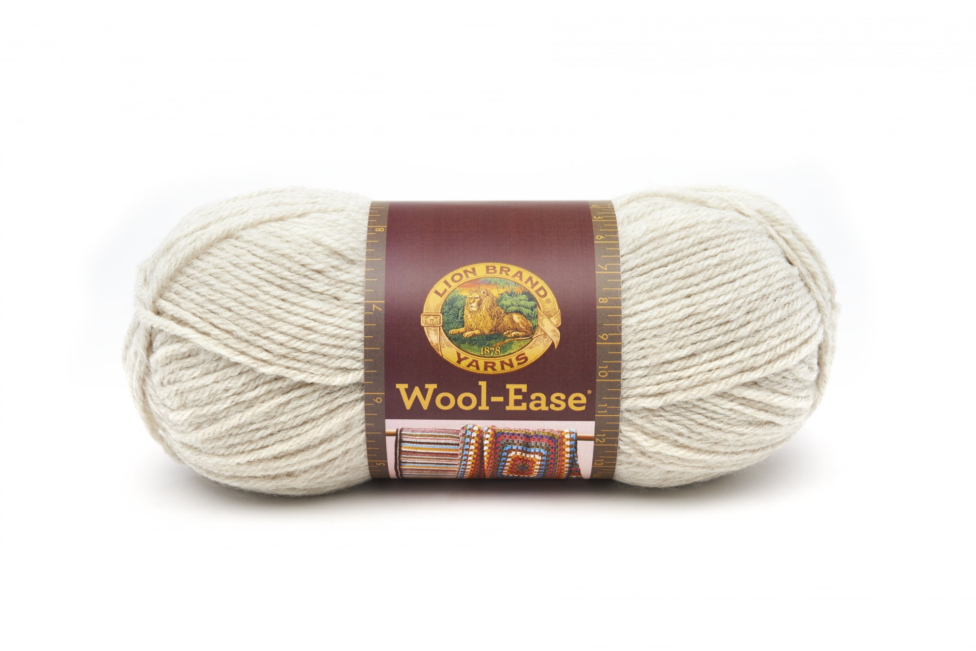 Lion Brand Yarn Wool-Ease Natural Heather 620-098 Classic Wool Yarn