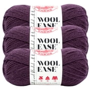 Lion Brand Yarn Wool-Ease Raindrops Medium Acrylic, Wool Yarn 3 Pack