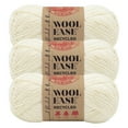 thumbnail image 1 of Lion Brand Yarn Wool-Ease Recycled Cream Medium Recycled Acrylic, Recycled Wool Off-White Yarn 3 Pack, 1 of 4