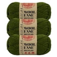 thumbnail image 1 of Lion Brand Yarn Wool-Ease Recycled Olive Medium Recycled Acrylic, Recycled Wool Green Yarn 3 Pack, 1 of 4