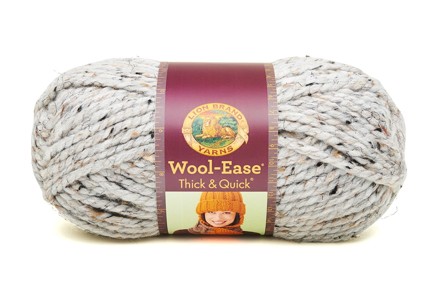 Lion Brand Wool-Ease Thick & Quick Yarn-Marble Stripes, 1 count - QFC