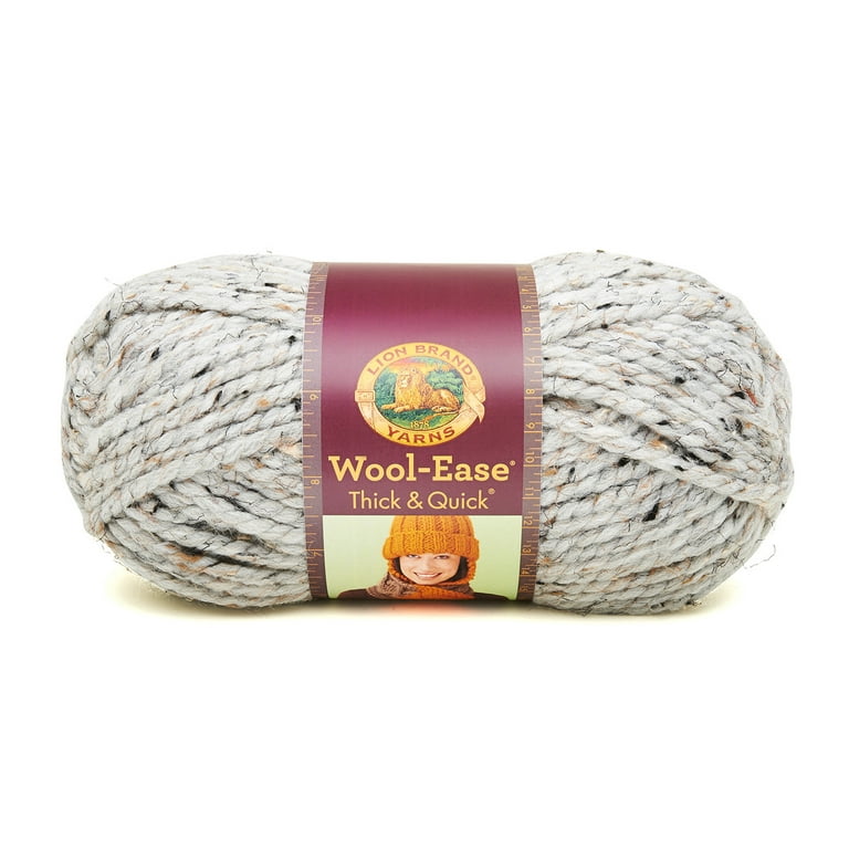 3 Pack) Lion Brand Yarn 640-622D Wool-Ease Thick & Quick Bulky