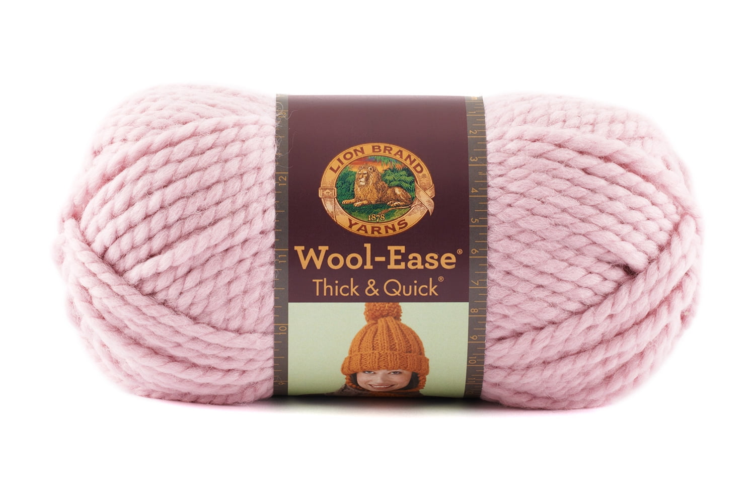  200g Yarn for Crocheting, Thick Yarn, Chunky Yarn with  Easy-to-See Stitches (Peach Pink)