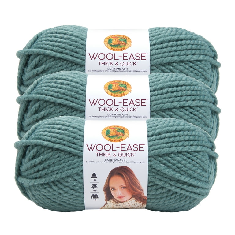 Lion Brand Wool-Ease Thick & Quick Yarn Fern