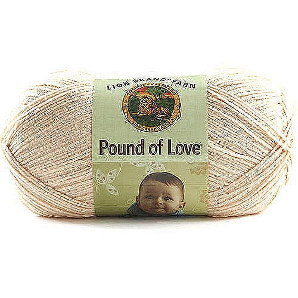 Lion Brand Yarn Pound of Love Yarn, 1 Pack, Cadet
