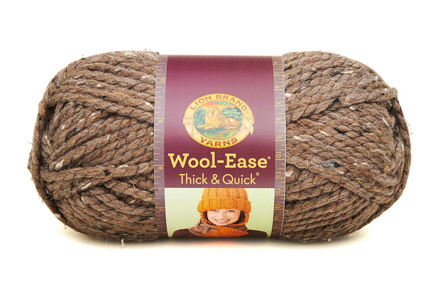 Lion Brand Yarns Wool Ease Thick & Quick Barley Classic Yarn, 1 Each 