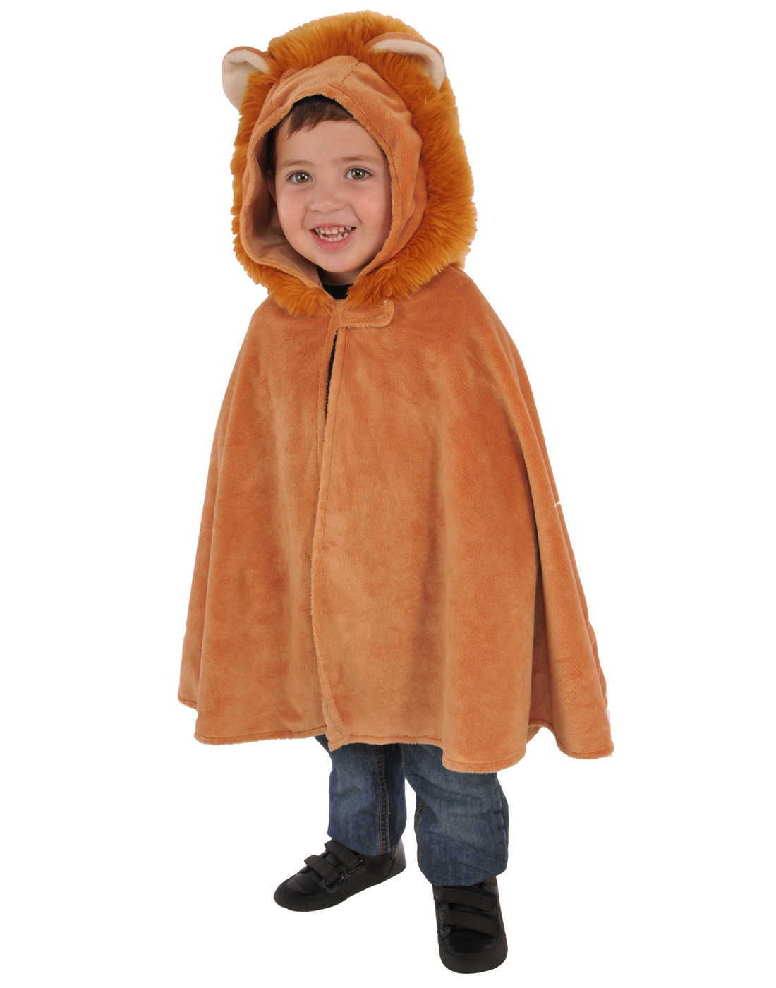 Lion Child Toddler Hooded Circus Animal Costume Cape Cloak Mantle - image 1 of 2