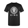 thumbnail image 1 of Lion Circle  T-Shirt Men -Image by Shutterstock, Male 3X-Large, 1 of 2