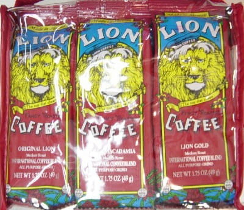 Lion Coffee Lions 6-1.75oz Gift Tote