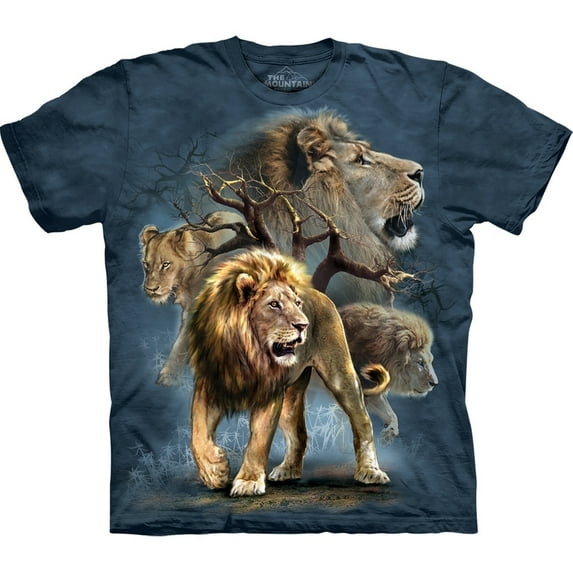 Lion Collage Big Boys T-Shirt Tee