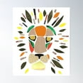 thumbnail image 1 of Lion Collage Poster Wall Art, Modern Wall Decor For Living Room Bedroom, 8x12 UNFRAMED, 1 of 3